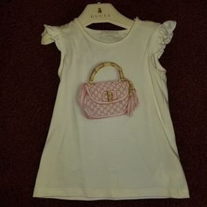 Children's white Gucci tshirt
